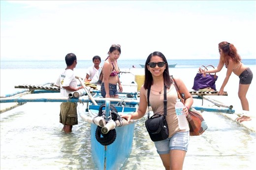 The motroized banca, our transpo back to the city port as we didn't catch the ferry. 