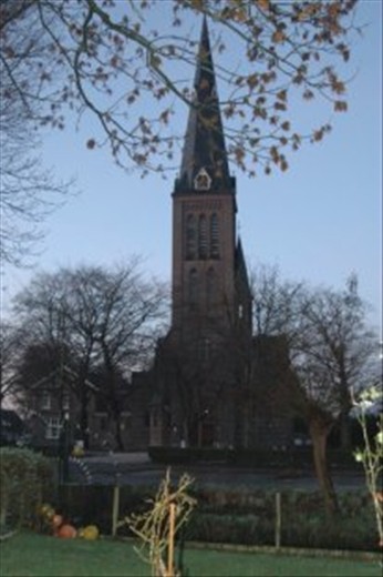 That church right in front.