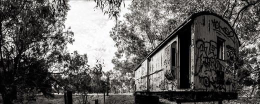 Vandalised Train Wreck, Serpentine, Western Australia