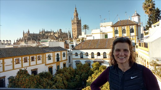 The Plaza Elvira with the Giralda in the background
