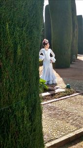 Beth tries on a fancy dress in the Alcazar!: by jakemoffat, Views[343]