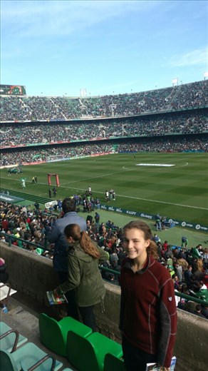 Maya at Real Betis vs. FC Barcelona (1-1)