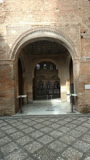 The original burial site of Queen Isabella - in the same building as our hotel room.