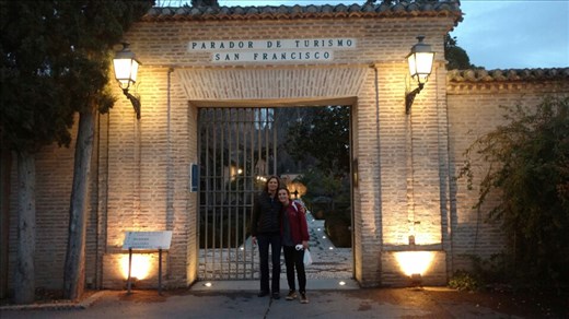 our hotel inside the walls of the Alhambra...spectacular!