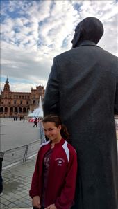 Checky Maya in our Marathon viewing spot: by jakemoffat, Views[210]