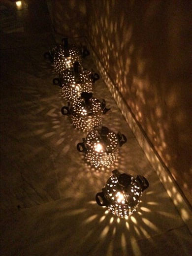 The lighting at night is stunning