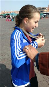 Maya draped in snakes by a snake charmer: by jakemoffat, Views[321]