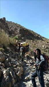 Hussain and our muleteer heading up and up: by jakemoffat, Views[350]
