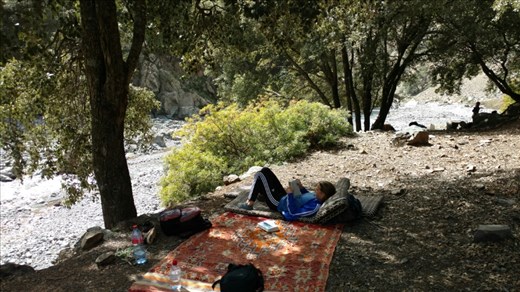 Lunch down by the river