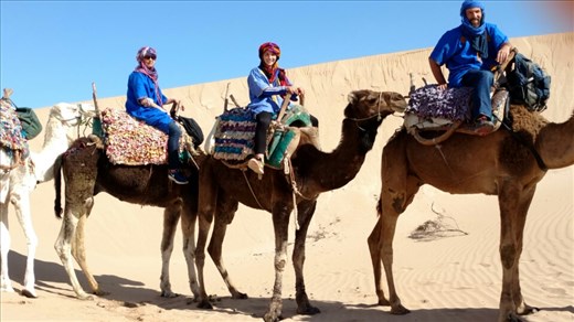 Trying to make the beach look like the Sahara