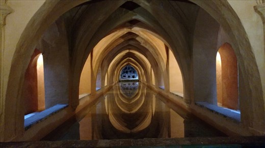 Trying out artsy again...The baths at the Alcazar