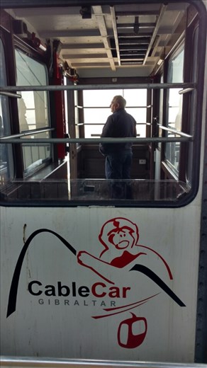 Headed to the top of the Rock