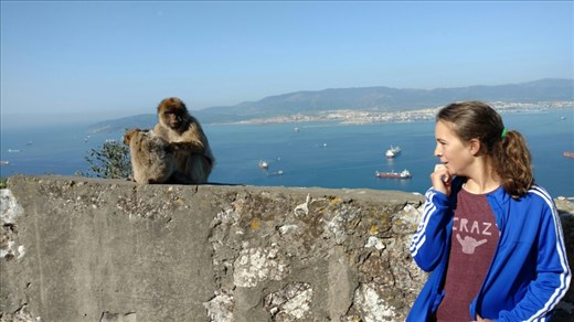 Maya playing with monkey fire