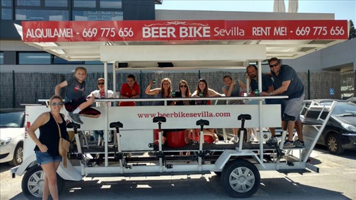Oh..and we rented the beer bike on Tuesday