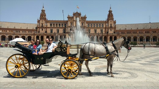 First day with Amy = take a horse carriage ride...of course