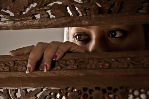 The Desire To Explore Through The Tiny Gap Of The Traditional Wall.