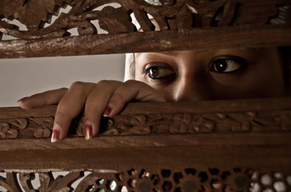 The Desire To Explore Through The Tiny Gap Of The Traditional Wall.