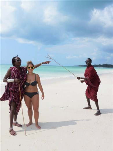 European and African people