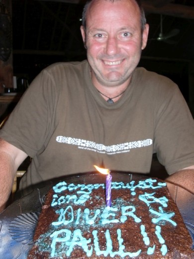 Officially Open Water Diver,  Lissenung Island Resort, New Britain, PNG