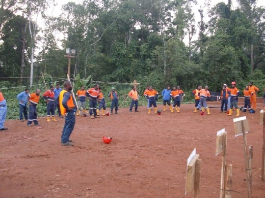 Morning exercise. 6am each morning.