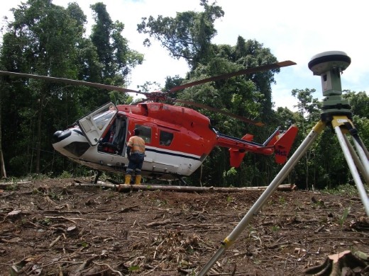 Commute to work. This particular shot there was a problem with the helicopter and they left me behind for a couple of hours.
