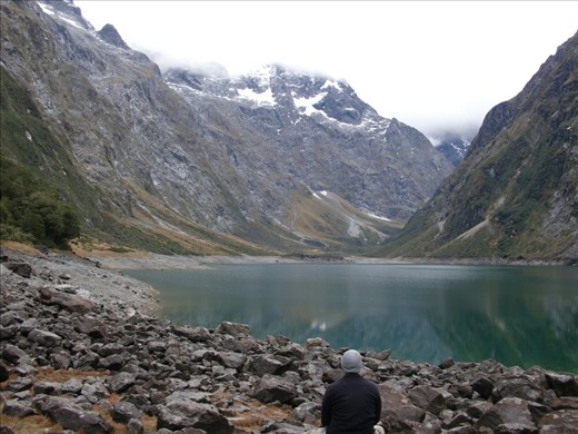 Reflective moment, well more like a rest after 2 hour hike.