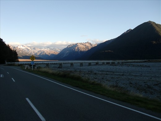 South Island vista, typical view while driving.