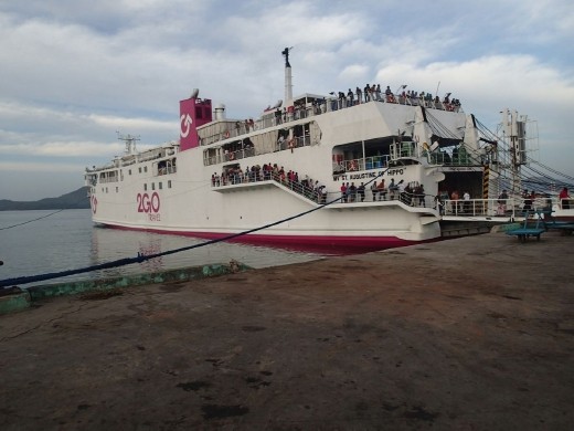 Arriving in Coron, Palawan.
