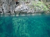 Rock structure underwater and top side, Kayangan Lake: by jambopablo, Views[381]