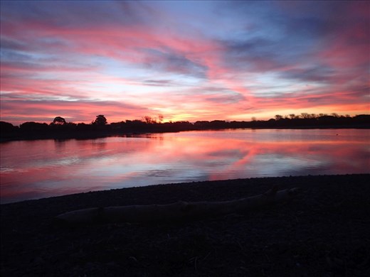 Tukituki River Mouth, Haumoana, Napier. Sunset.