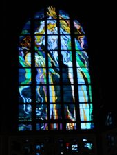 Stained glass window at St. Francis' Basilica: by james_tesol_teacher, Views[310]
