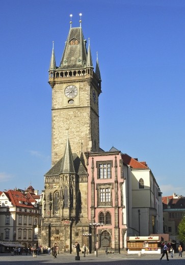 Prague Town Hall in the Old Town Square