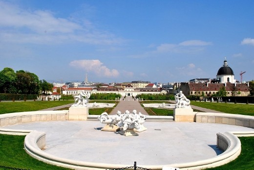 Belvedere Palace Gardens - Author Ignaz Wiradi