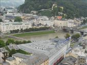 Mönchsberg Mountain view down on Salzburg: by james_tesol_teacher, Views[226]