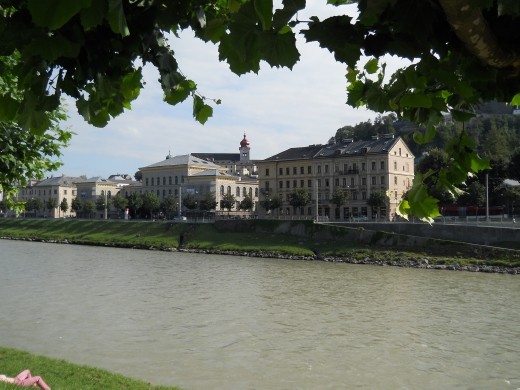 NewTown and Salzburg River view from the Old Town