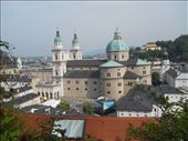 Salzburg Cathedral seen from the Salzburg Fortress walkway: by james_tesol_teacher, Views[370]