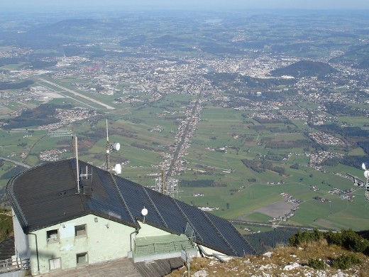 Untersberg Mountain view of Salzburg - Author en UserJonathanawhite