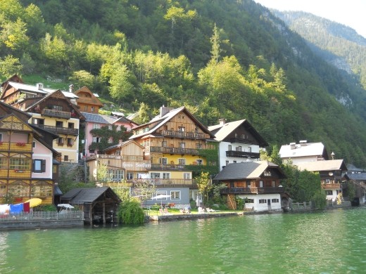 Hallstatt on Lake Hallstatt 