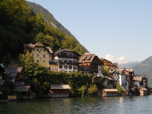 Hallstatt on Lake Hallstatt 