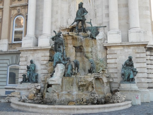 Buda Castle King Mathias Fountai