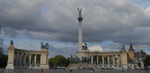 Millennium Monument and Obelisk in Heroes' Square