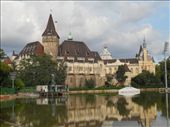 Replica of Transylvania Castle or Vajdahunyad Castle in City Park and near Heroes Square: by james_tesol_teacher, Views[790]