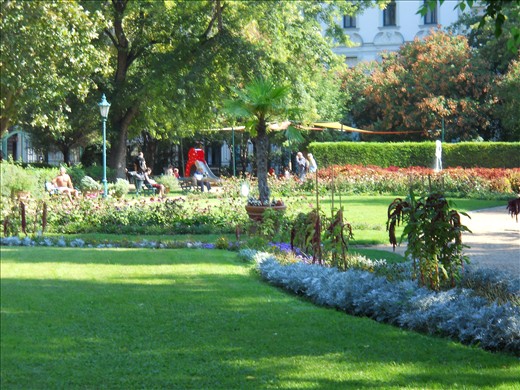 Károlyi Park near University Square (Egyetem Tér)