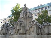 Vörösmarty Square Statue of Mihaly Vörösmarty: by james_tesol_teacher, Views[633]