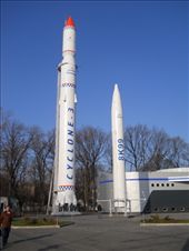 The Space Museum next to Lenin Park. Dnepropetrvosk was the site where many missiles were built during Soviet times. : by james_tesol_teacher, Views[1270]