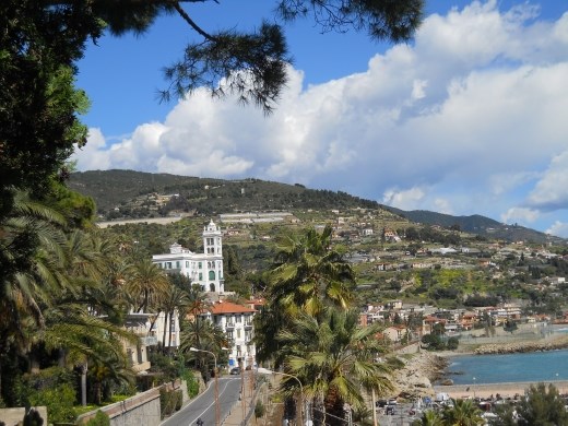 Another view from the top of the hill in Bordighera, Italy