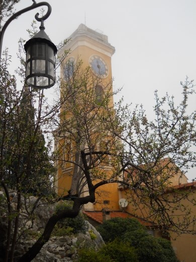 Church Tower in Eze Le Village