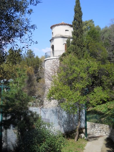 Walking up to the Castle in Nice