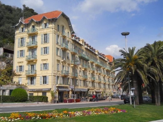 Buildings near the Nice Port
