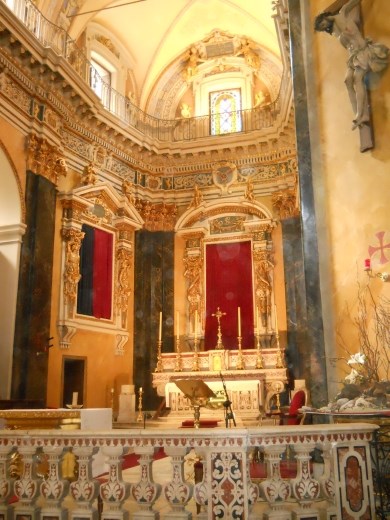 Interior of the Reparate Cathedra in Nice